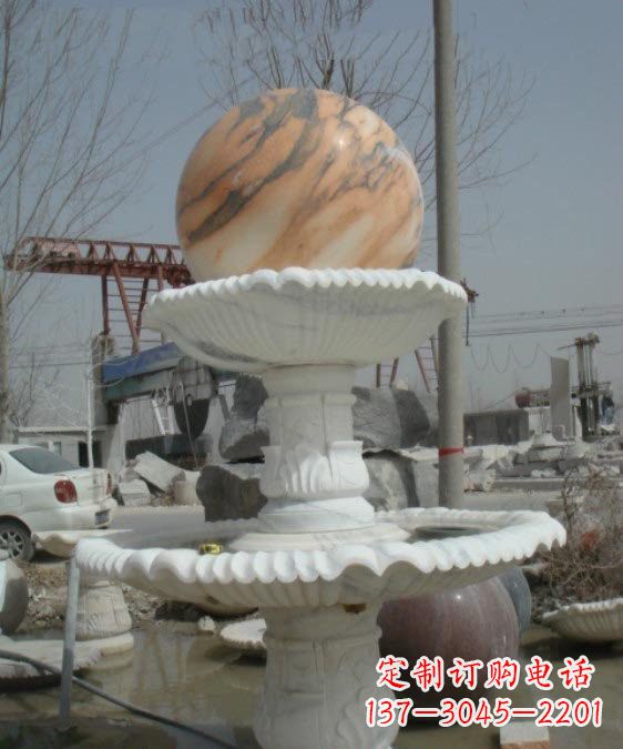 商丘公园风水球石雕