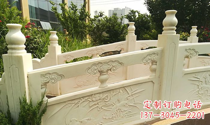 商丘公园汉白玉石拱桥 (3)
