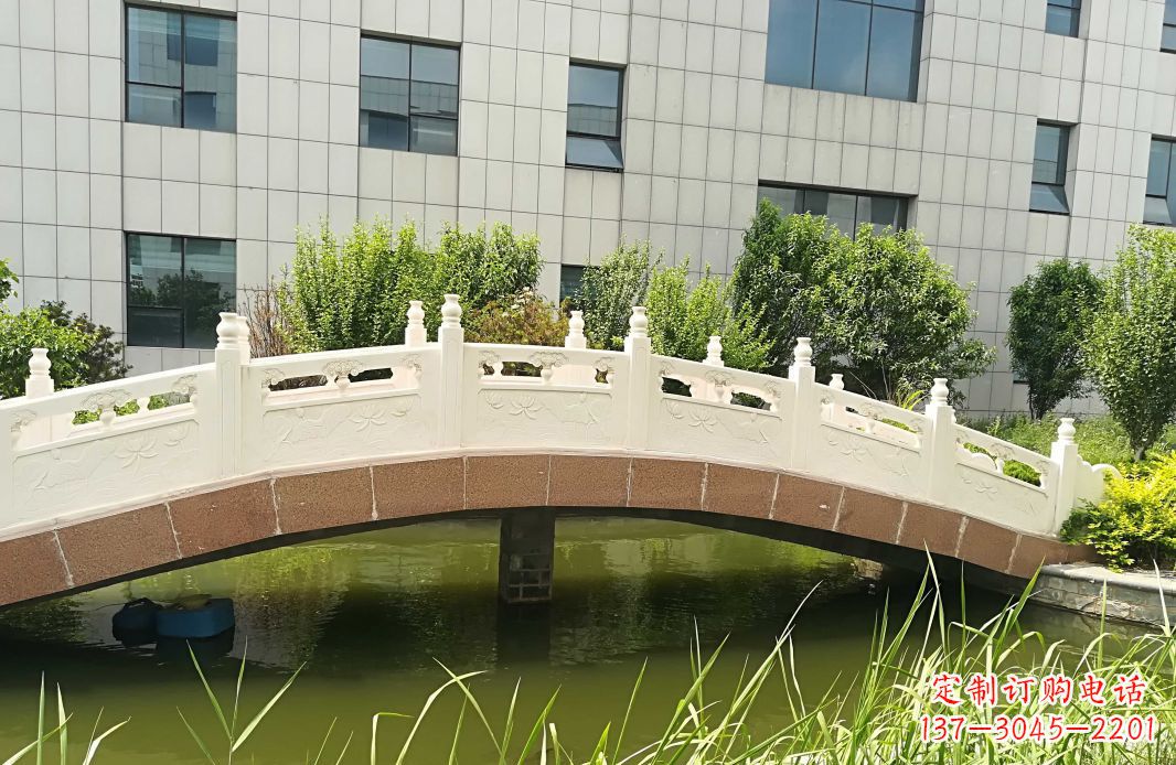 商丘公园汉白玉石拱桥 (4)