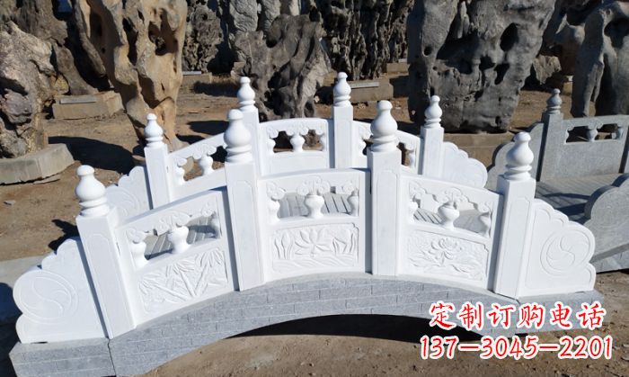 商丘手工雕刻的汉白玉拱桥雕塑