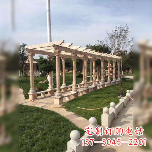 商丘公园花架长廊石雕