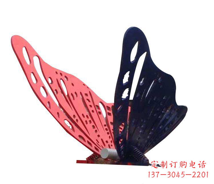商丘精致纯粹，不锈钢蝴蝶雕塑
