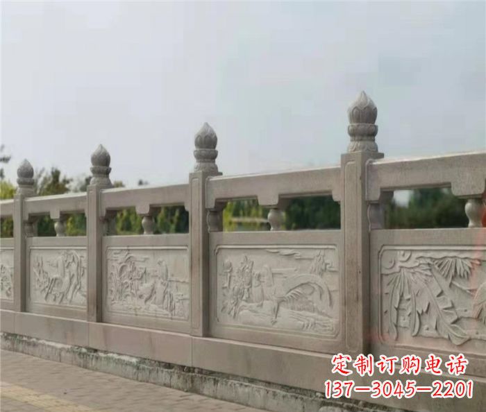 商丘泰山大理石浮雕栏板雕塑
