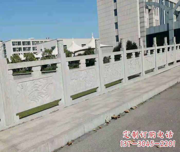 商丘精美大理石浮雕栏板