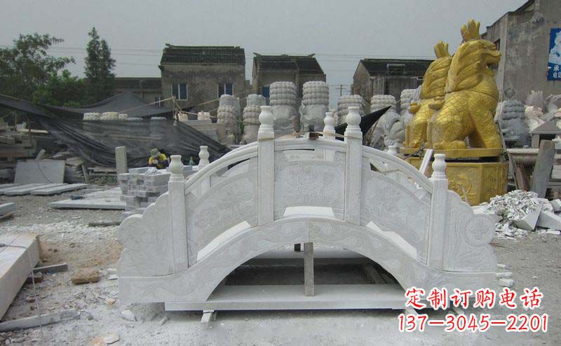 商丘精美的大理石拱桥雕塑