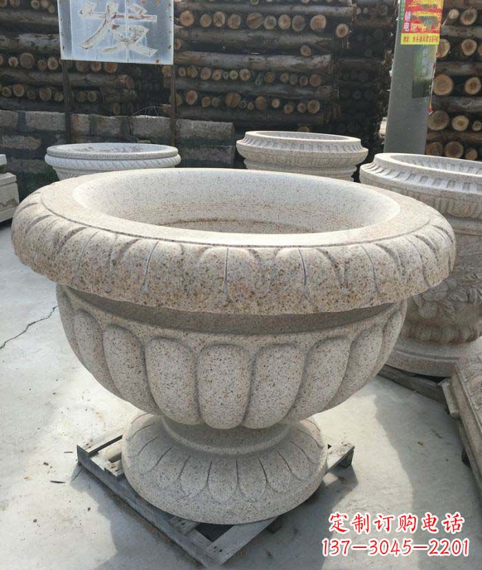 商丘高质量大理石花盆石雕