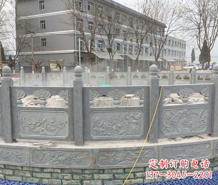 商丘公园景观大理石栏板雕塑