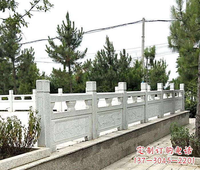 商丘大理石栏板石雕，构筑公园景观
