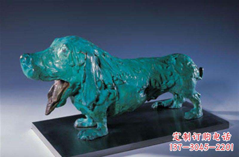 商丘柯基狗铜雕艺术品