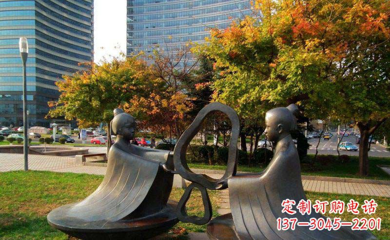 商丘传承传统文化，精心打造精美孔融雕塑