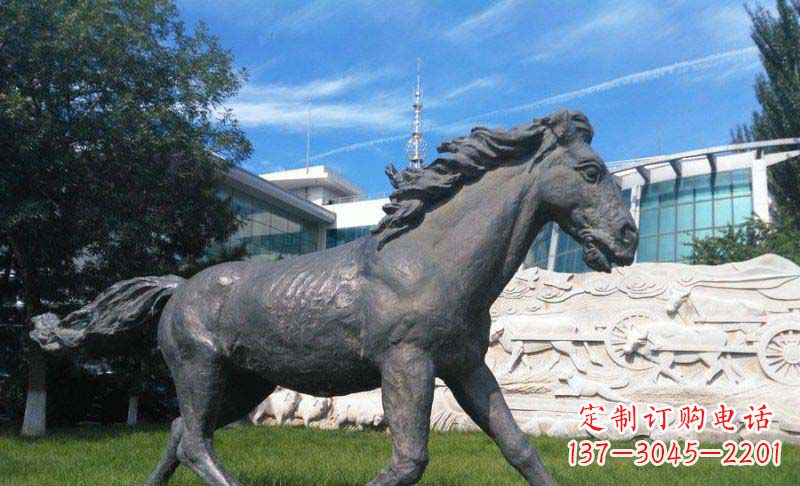商丘马动物铜雕塑