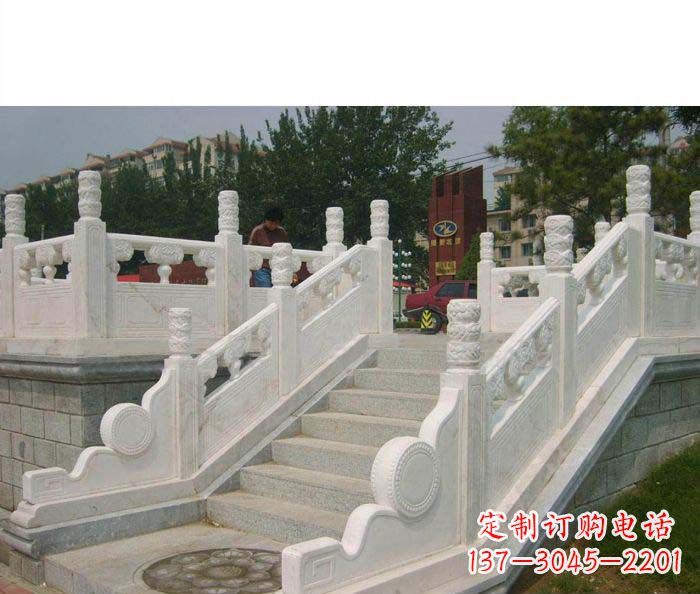 商丘精美大理石栏板雕塑