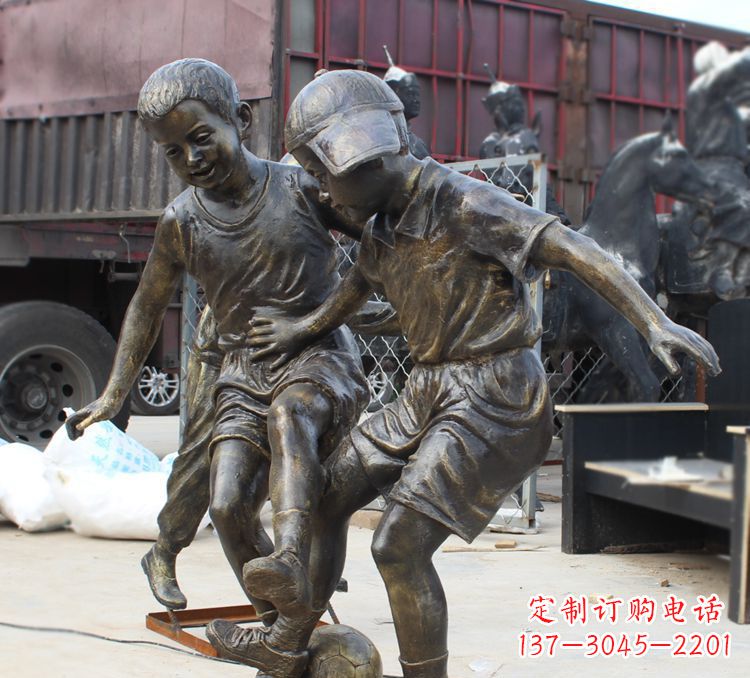 商丘足球精美铜雕
