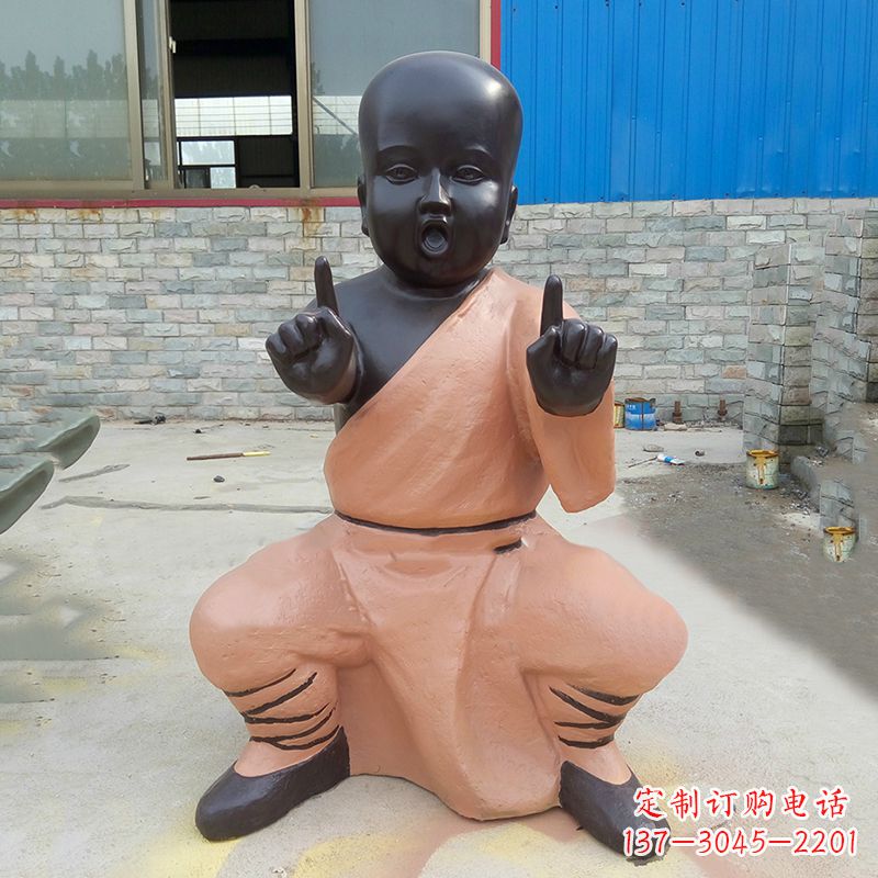 商丘铜雕功夫小和尚