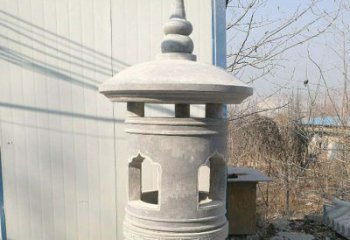 商丘精美公园大理石石灯雕塑