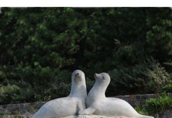 商丘令人惊叹的海豹石雕塑