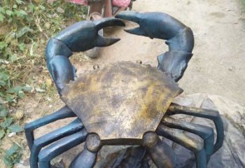 商丘中领雕塑精美绝伦的螃蟹铜雕
