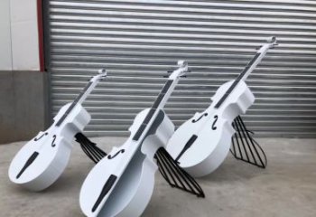 商丘精美的不锈钢大提琴雕塑，让你的空间更加温馨