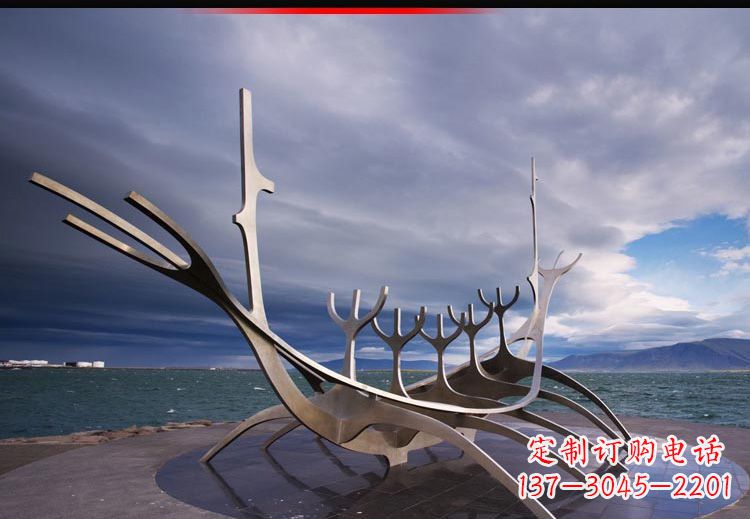 商丘广场不锈钢树枝景观雕塑