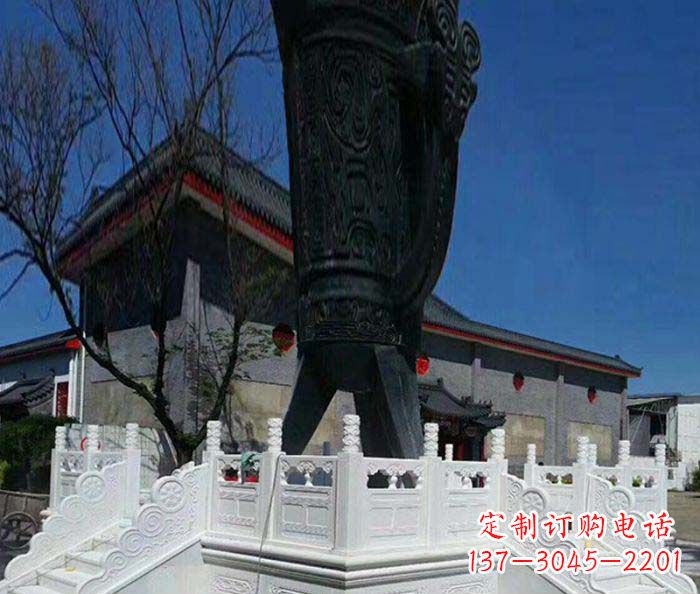 商丘汉白玉升旗台石雕：高贵而典雅