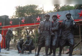 商丘定制红军雕塑，标志着嘉年华的荣耀