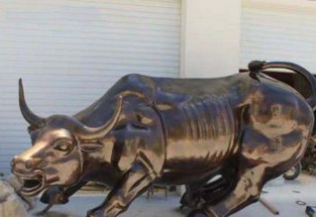 商丘广场华尔街铜牛动物铜雕-优质的动物铜雕定制