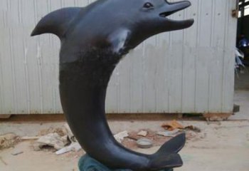 商丘一群海豚成就美丽的海洋动物喷泉铜雕塑