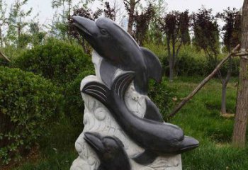 商丘特色海豚雕塑，带您体验最真实的海洋梦想