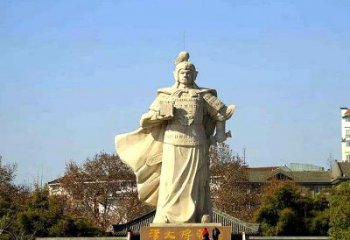 商丘韩信西汉军事家雕像，引领西汉文化风采