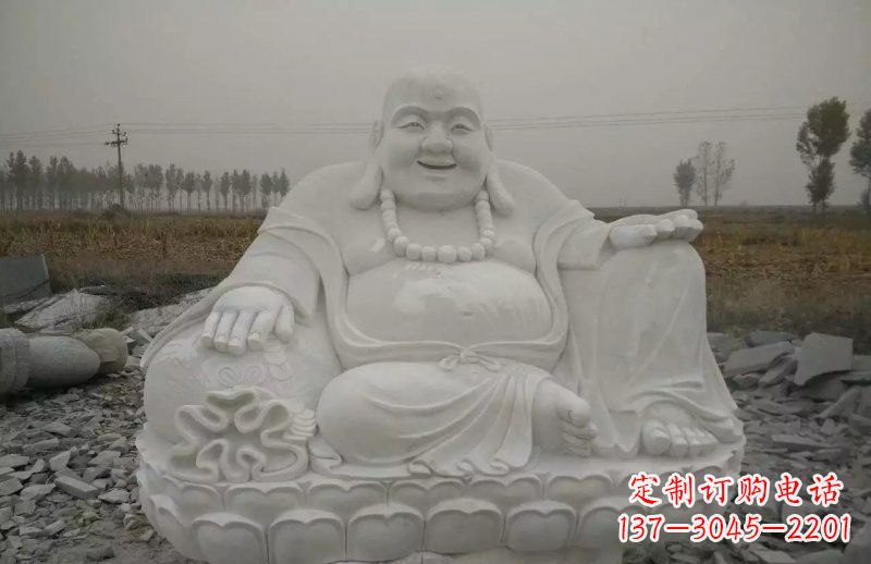 商丘质感非凡的汉白玉弥勒佛雕塑