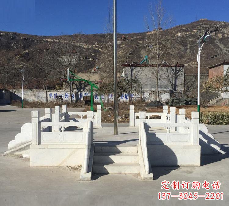 商丘汉白玉雕刻的精致升旗台