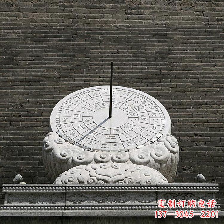 商丘花岗岩古代计时器日晷雕塑