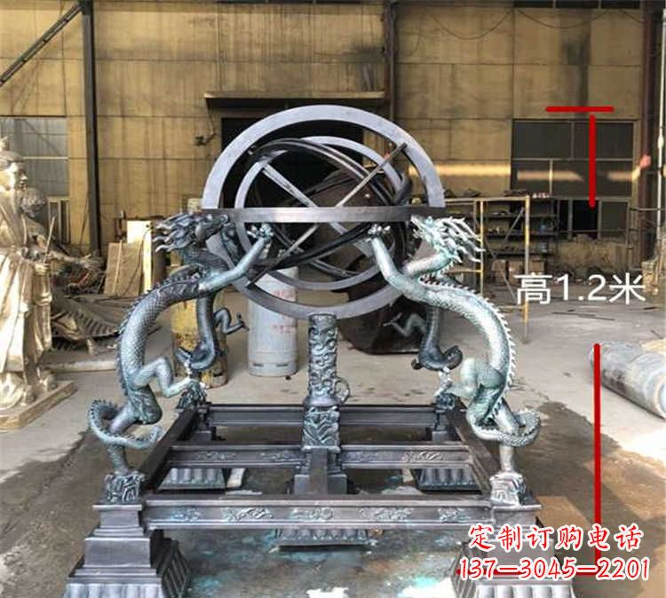 商丘浑天仪古代仪器校园景观雕塑
