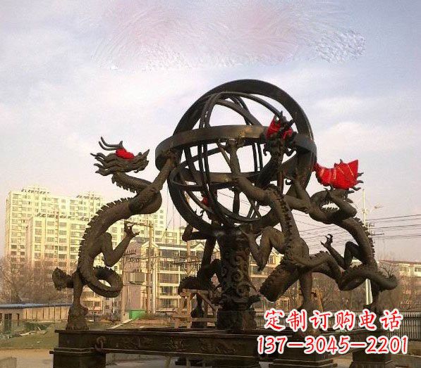 商丘浑天仪铜雕：以精湛的手工雕刻出活生生的精美作品