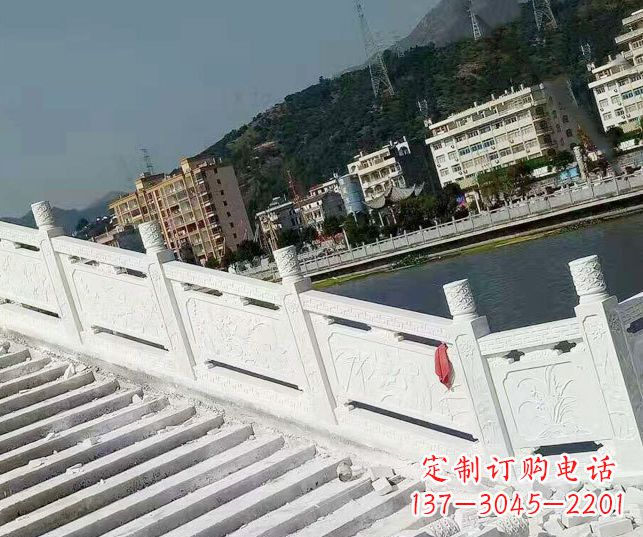 商丘山东汉白玉栏板石雕
