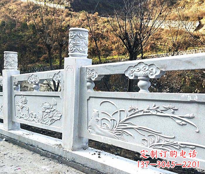 商丘领雕-汉白玉石浮雕栏板