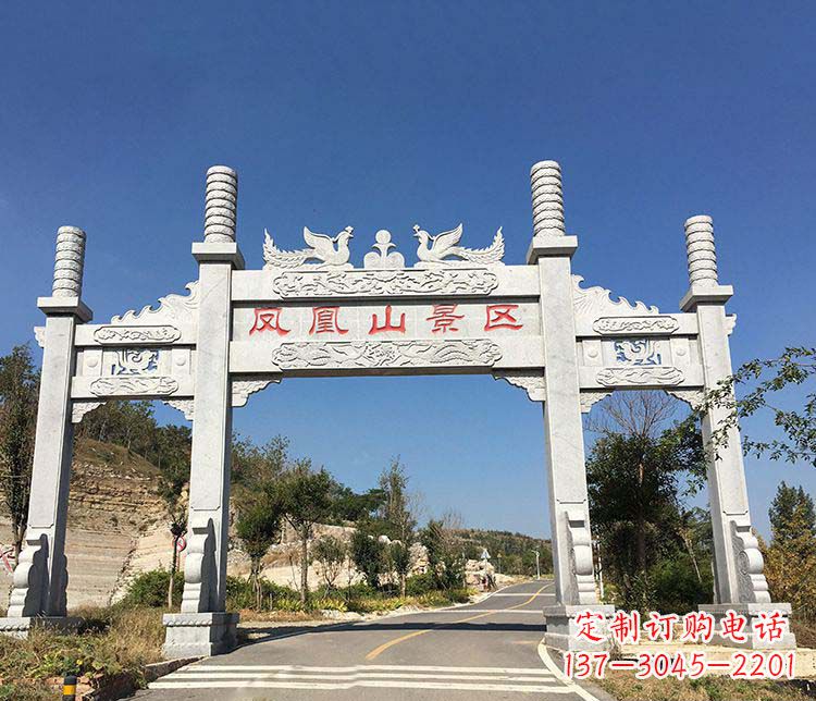 商丘中领雕塑：高质量牌坊石雕