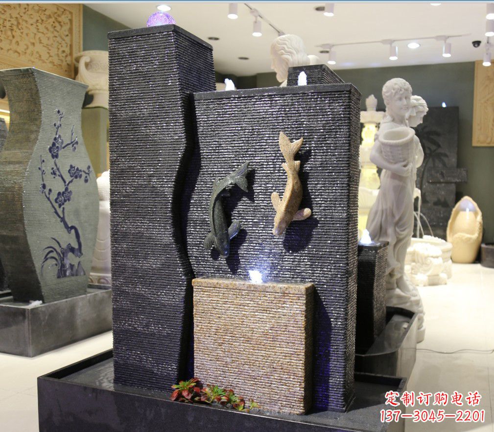 商丘九龙太子石雕喷泉——精巧绝伦的喷泉雕塑