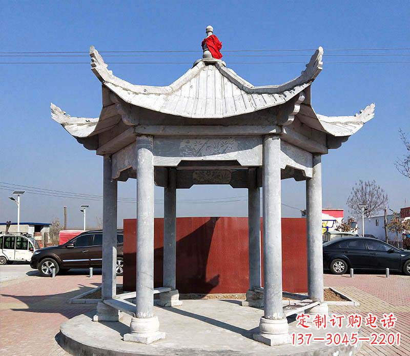 商丘六角仿古凉亭石雕