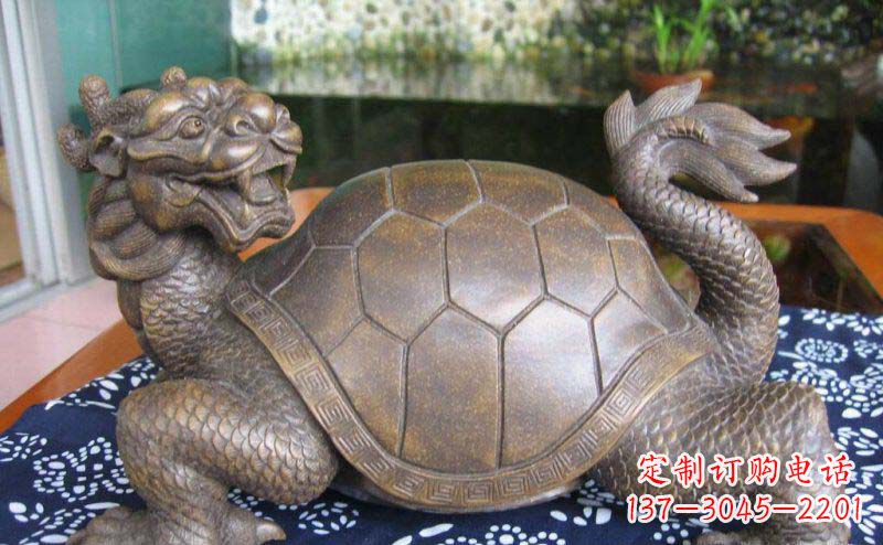 商丘龙龟古代神兽铜雕