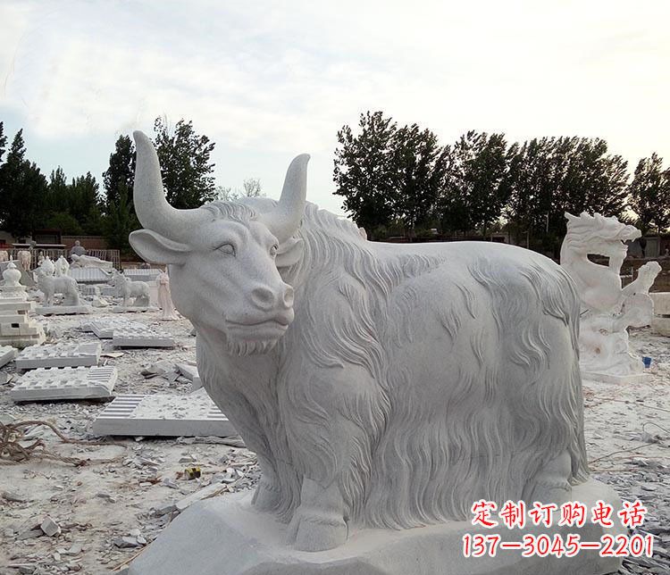 商丘牦牛动物石雕