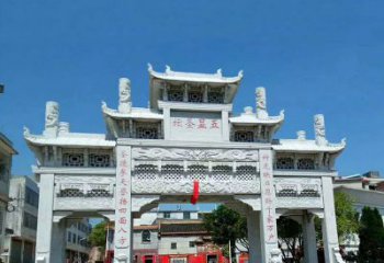 商丘全新定制石牌坊雕塑，为您的寺院注入历史文脉