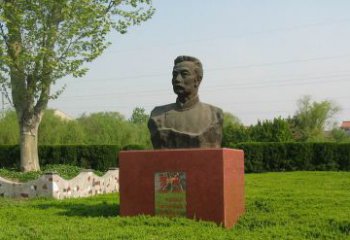 商丘鲁迅胸像近代名人铜雕，荟萃中国精神精髓
