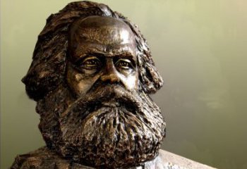 商丘马克思主义创始人铸铜头像雕塑