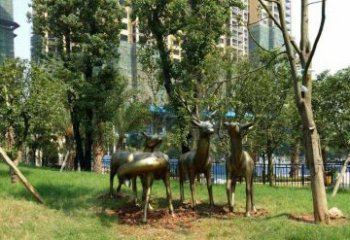 商丘青铜雕刻的梅花鹿，给您的生活带来另一种美感