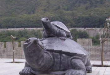 商丘中领雕塑母子乌龟公园石雕