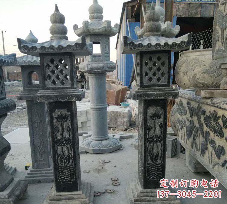 商丘青石古代照明石灯