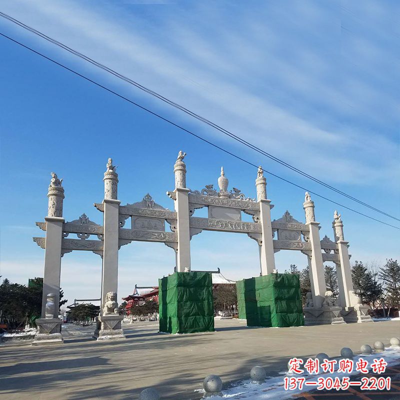 商丘中领雕塑是一家致力于为客户提供精美牌坊雕…