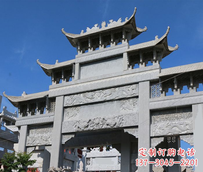 商丘定制牌坊石雕，纪念无价的美好记忆