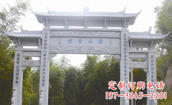 商丘让精美的牌坊雕塑为您打造精美环境